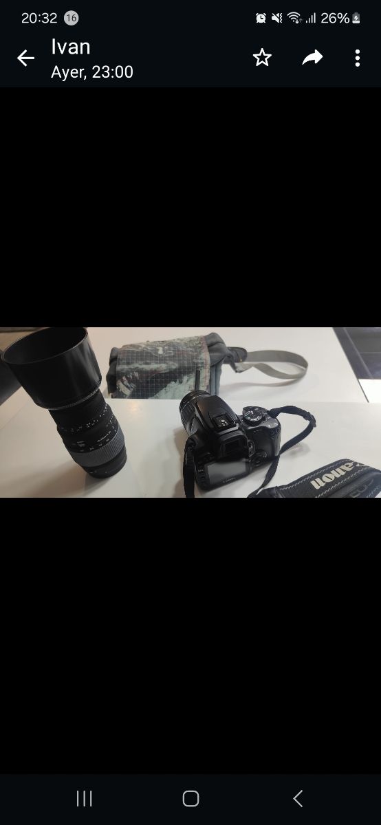 Cámara de foto y accesorios 