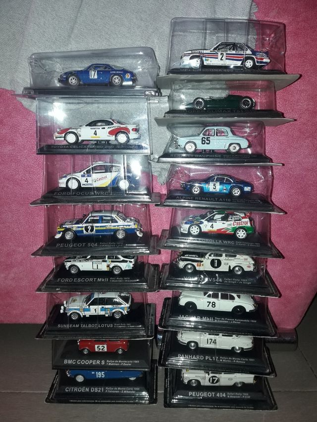 1:43 Lote Coches Rally Altaya