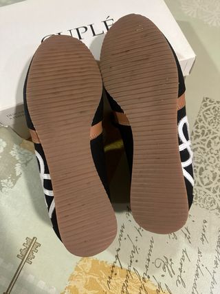 zapatillas piel cuple