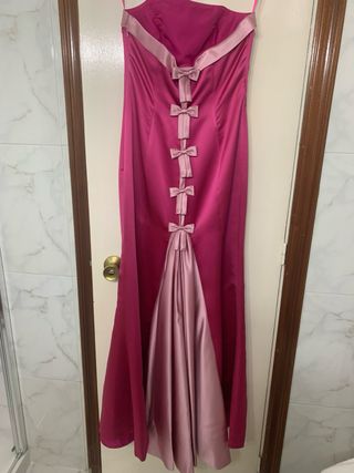 Vestido Gala Fucsia 