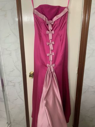 Vestido Gala Fucsia 