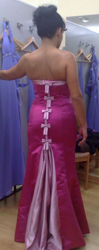 Vestido Gala Fucsia 