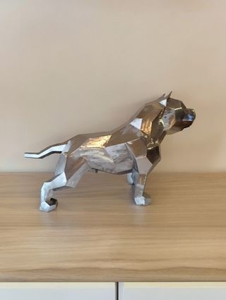 Americanbully escultura lámpara led
