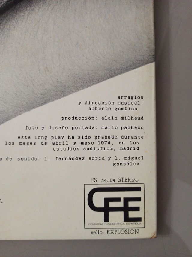 Vinilo Claudia y Alberto Gambino Aquí 