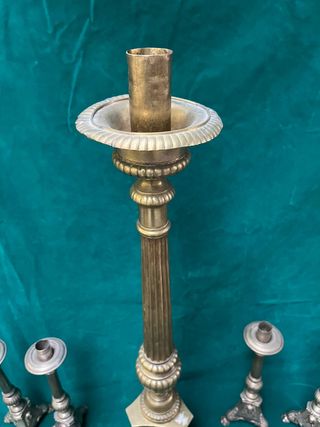 Gran candelabro en bronce