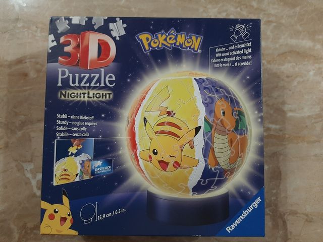 Pokèmon puzzle 3d night light