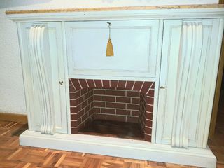 Chimenea decorativa mueble