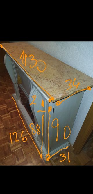 Chimenea decorativa mueble