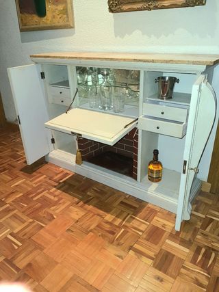 Chimenea decorativa mueble