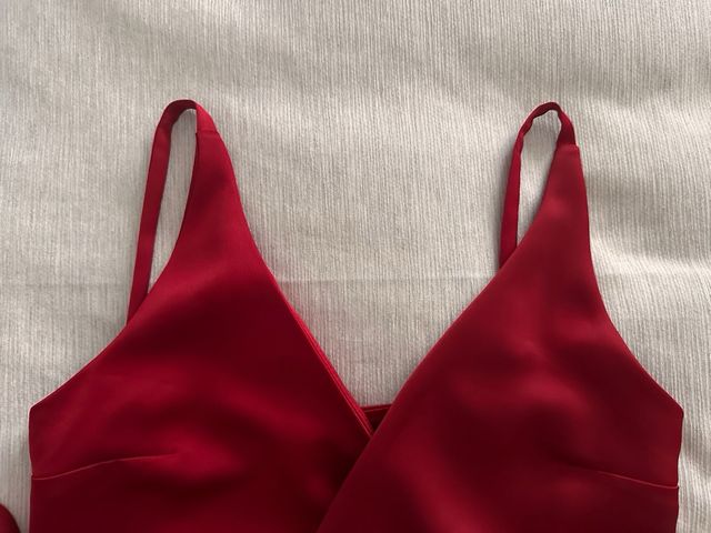 Vestido invitada rojo THE-ARE