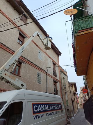 Limpieza de canalones y tejados 
