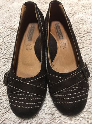 Zapatos de ante marron