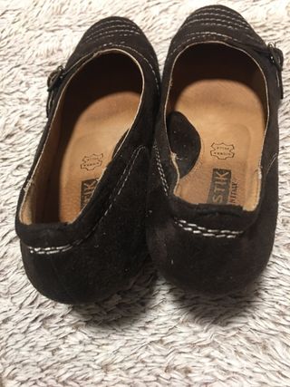 Zapatos de ante marron