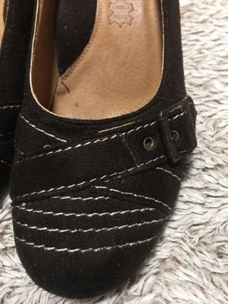 Zapatos de ante marron