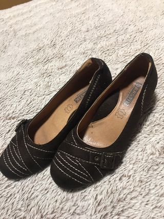 Zapatos de ante marron