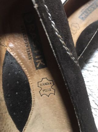 Zapatos de ante marron