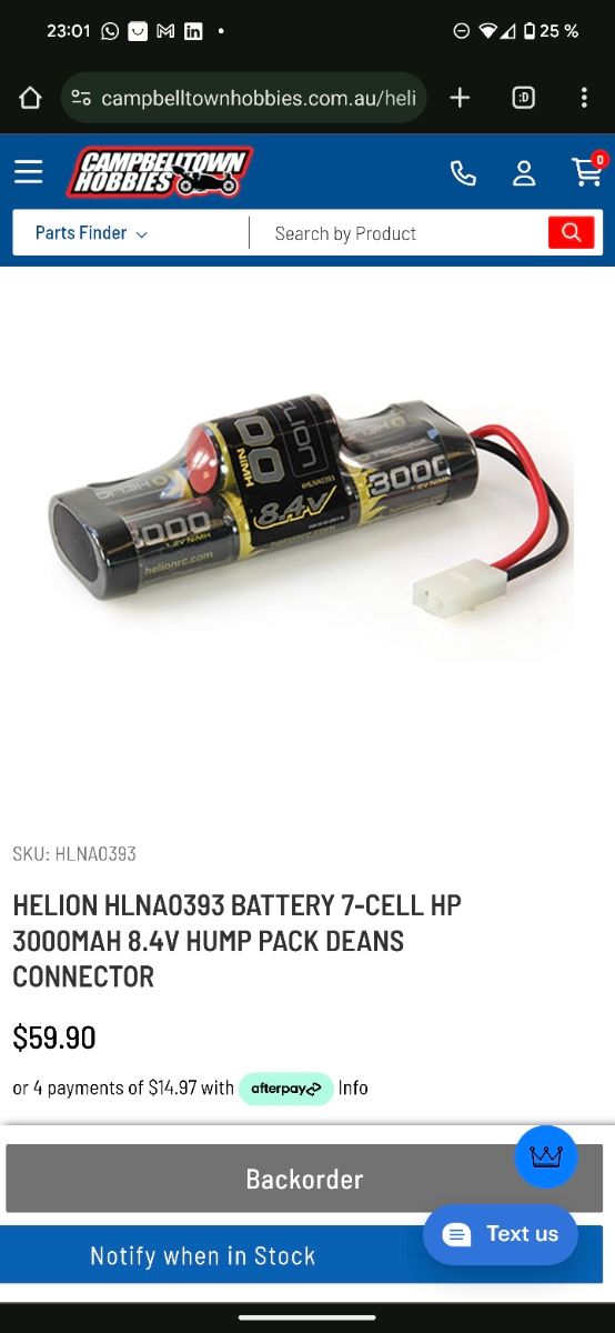 Batería nimh 8,4v + cargador