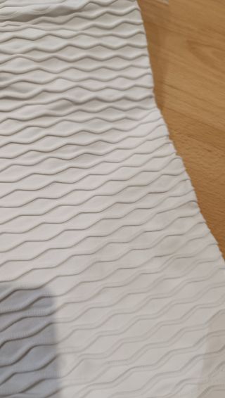 Mono enterizo blanco talla S