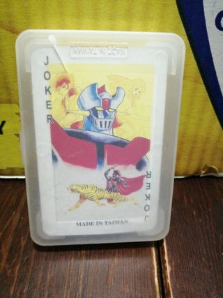 Mazzo Carte gioco Poker cards game manga Mazinga z