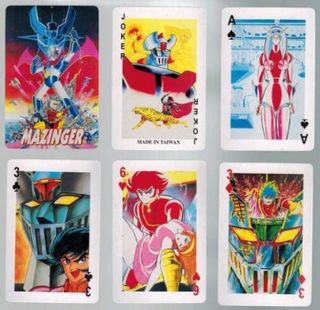 Mazzo Carte gioco Poker cards game manga Mazinga z