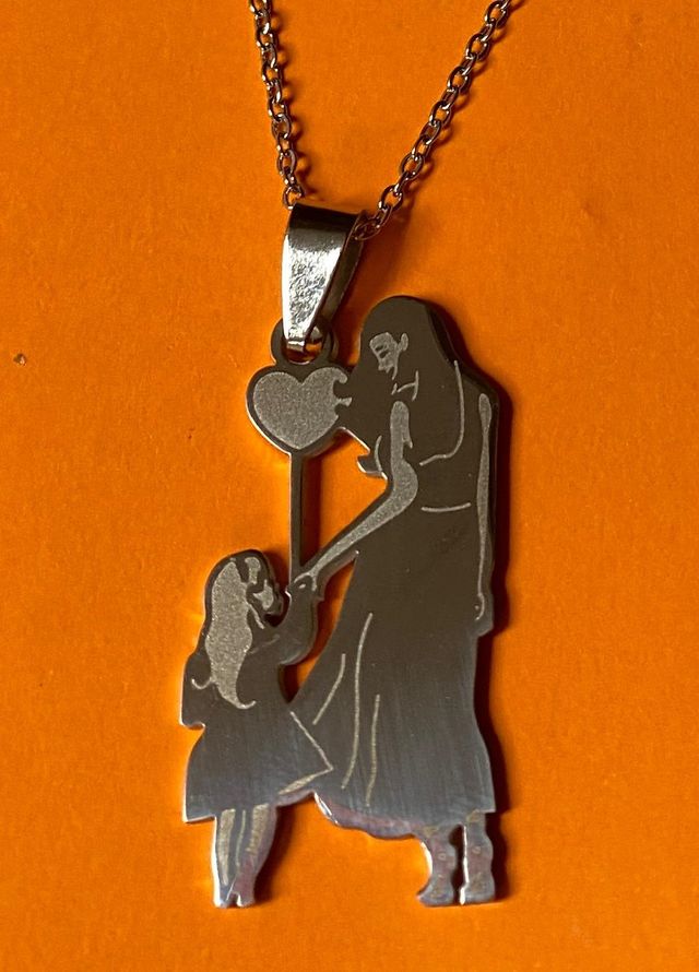 Collar de acero inoxidable madre hija completament