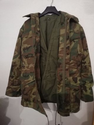 Chaquetón militar camuflaje