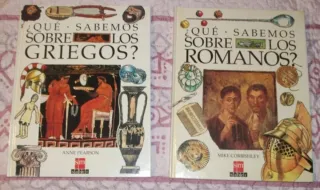 Lote libros historia y arte: Egipto, Grecia y Roma