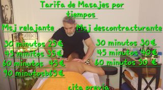 Quiromasajista profesional 
