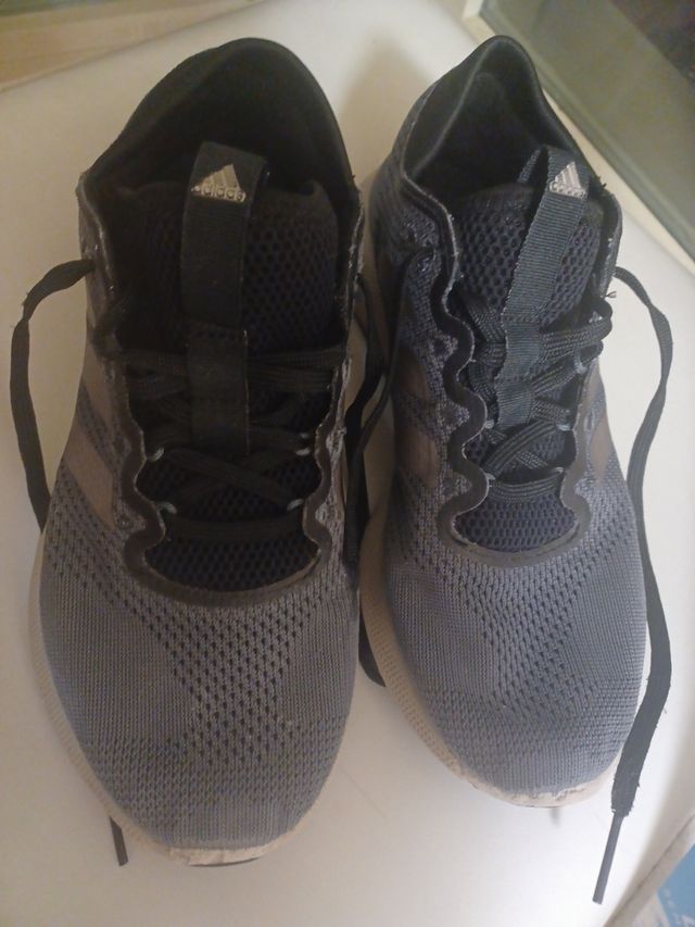 Zapatillas 👟 T.37 Adidas Gris Marengo