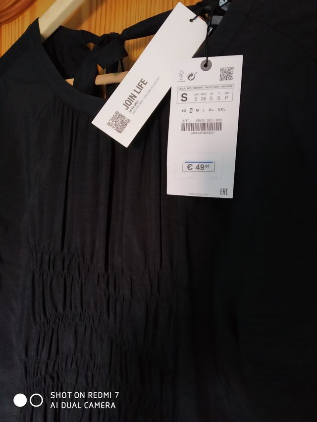 Vestido elegante negro largo