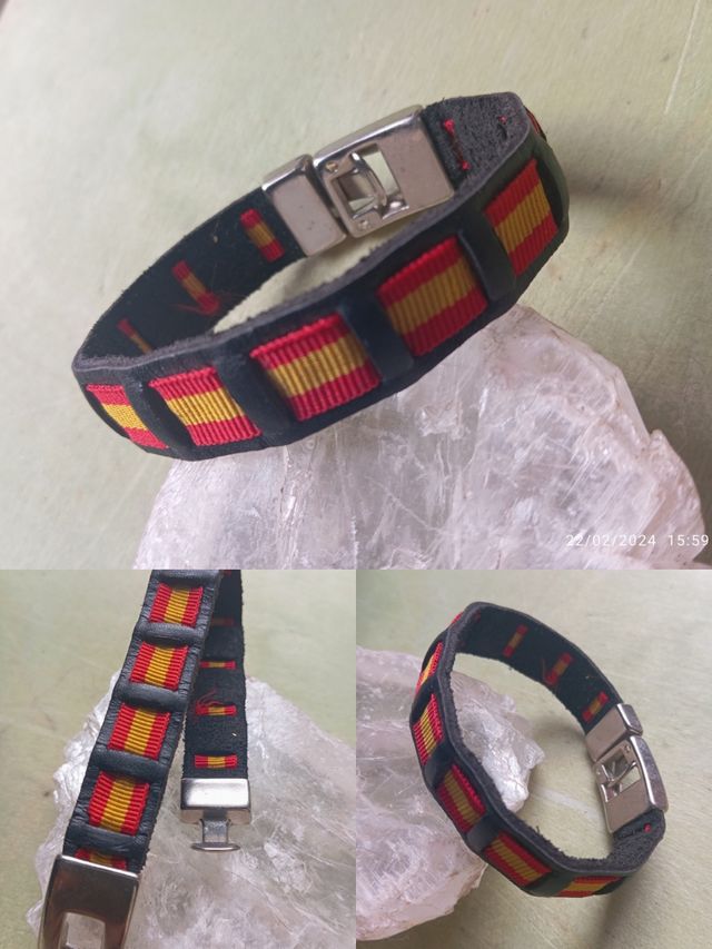 Pulseras cuero solidarias para gatitos