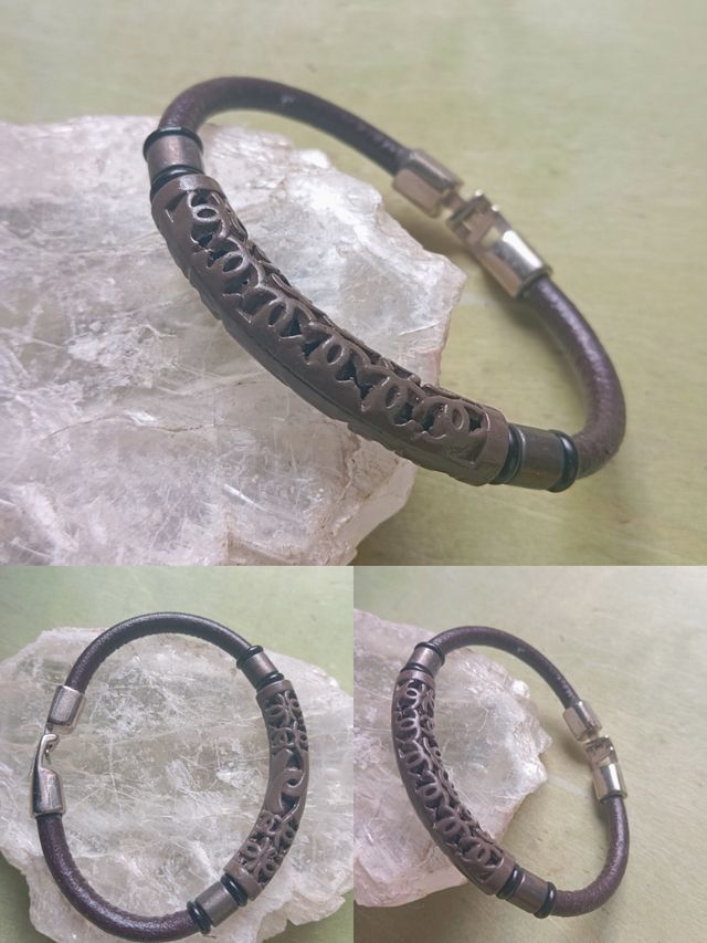 Pulseras cuero solidarias para gatitos