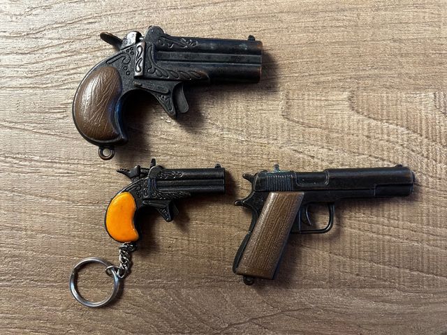 Pistola giocattolo da collezione in metallo