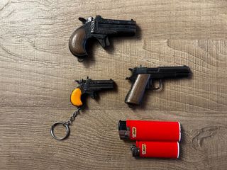 Pistola giocattolo da collezione in metallo