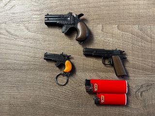 Pistola giocattolo da collezione in metallo