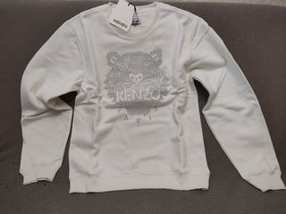 Sudadera KENZO Tigre clásica, Blanca