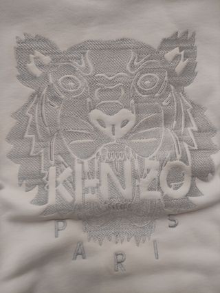 Sudadera KENZO Tigre clásica, Blanca