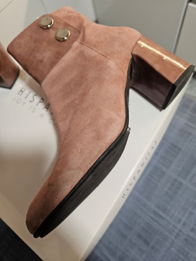 Botines Hispanitas Rosa palo