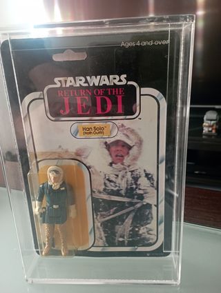 Vintage Han Solo Hoth MOC Palitoy 65back