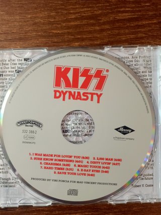 CD - Kiss – Dynasty 1987