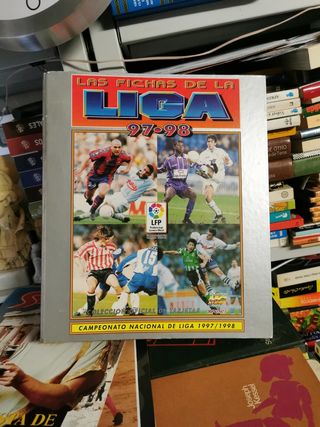 Álbum de cromos de la liga 97 98