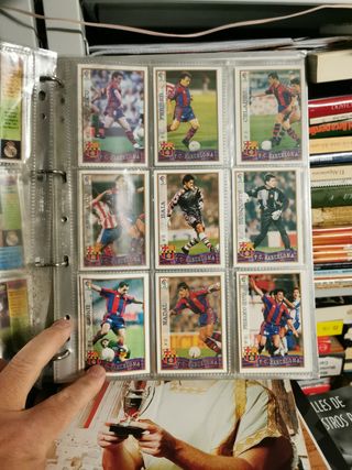 Álbum de cromos de la liga 97 98