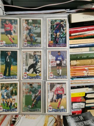 Álbum de cromos de la liga 97 98