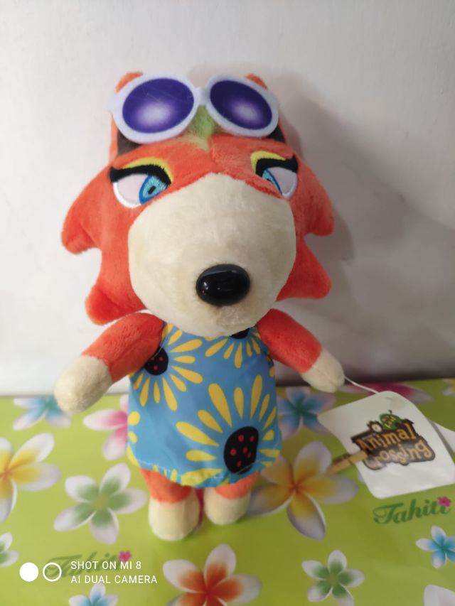 Peluche Lupilia Animal crossing