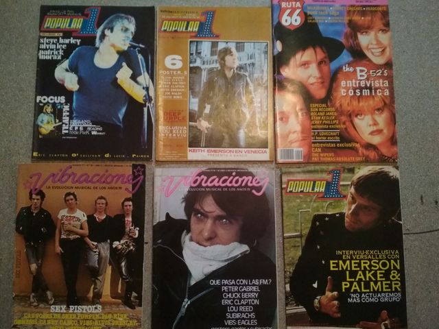 Revistas de música años 70...