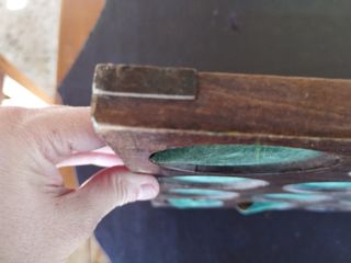 ANTIGUOS PORTAMONEDAS DE MADERA