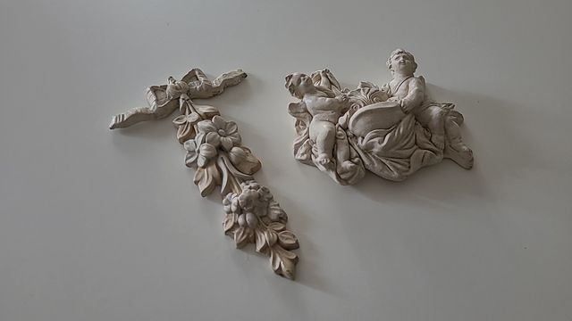 Scultura decorazione soprammobile in gesso