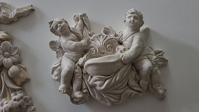 Scultura decorazione soprammobile in gesso