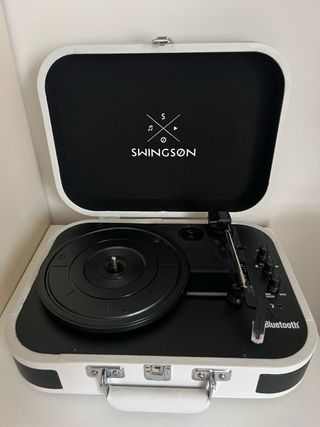Tocadiscos Bluetooth Swingson On Stage Gris