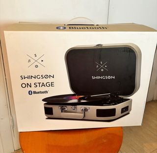 Tocadiscos Bluetooth Swingson On Stage Gris